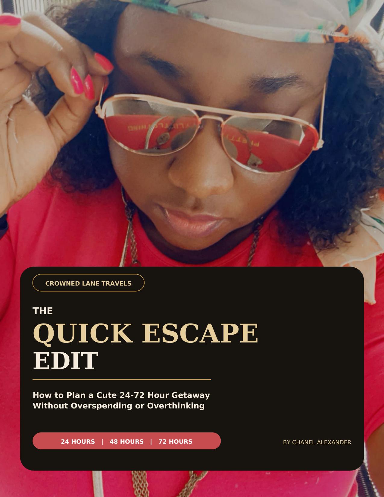 Cover of The Quick Escape Edit by Chanel Alexander
